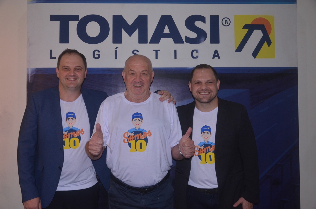 Diretores da Tomasi: Diego, Germano e Rodrigo